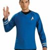 Mens Costumes * | Star Trek The Movie Adult Grand Heritage Blue Shirt