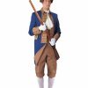 Mens Costumes * | Regency Collection Buff And Blue Soldier Mens Costume