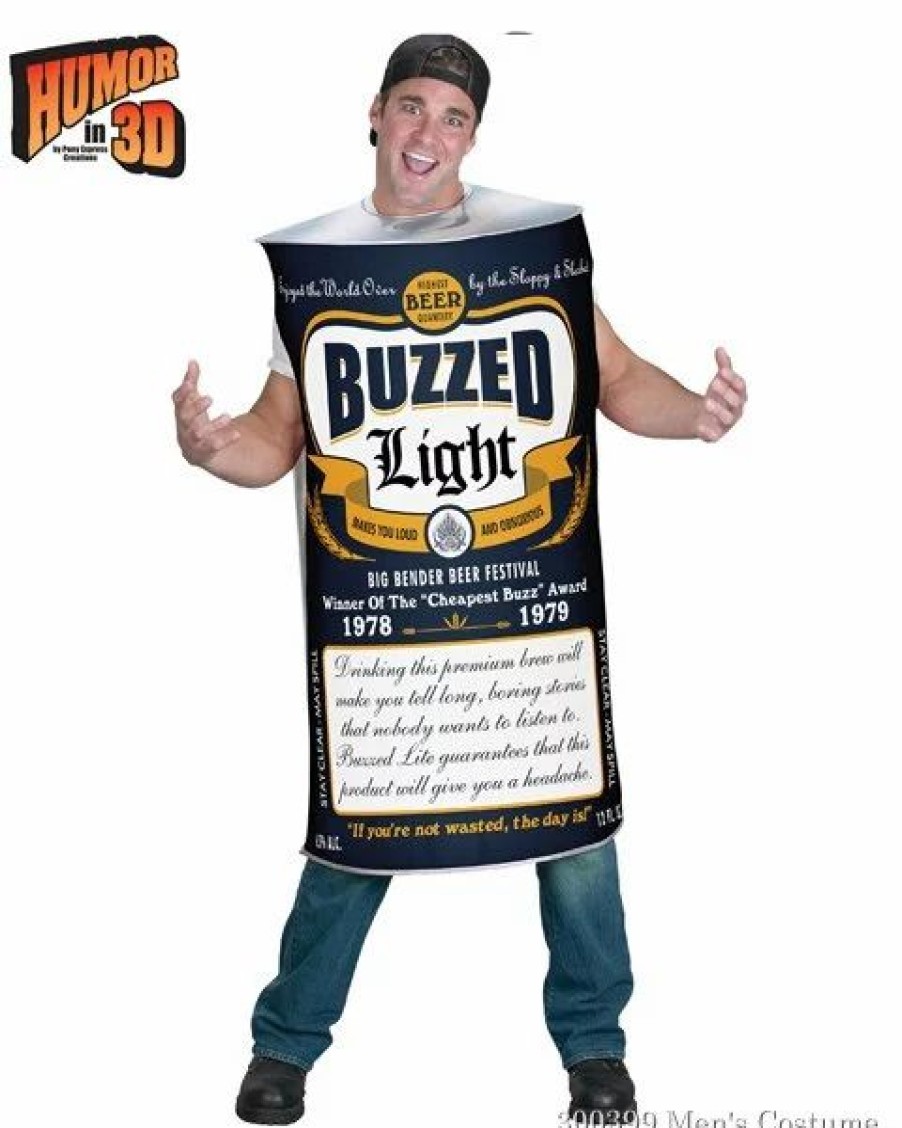 Mens Costumes * | Beer Can Costume For Adult