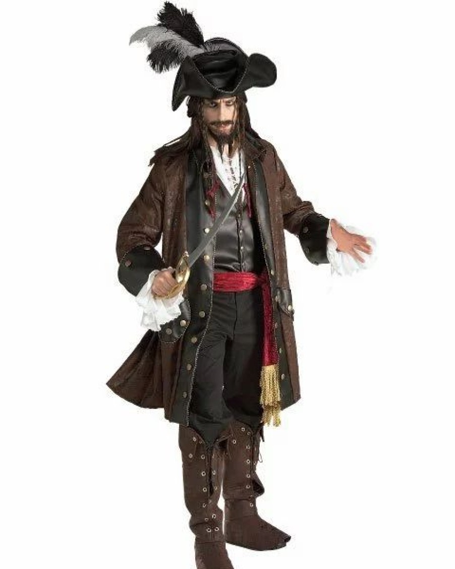 Mens Costumes * | Grand Heritage Caribbean Pirate Mens Costume