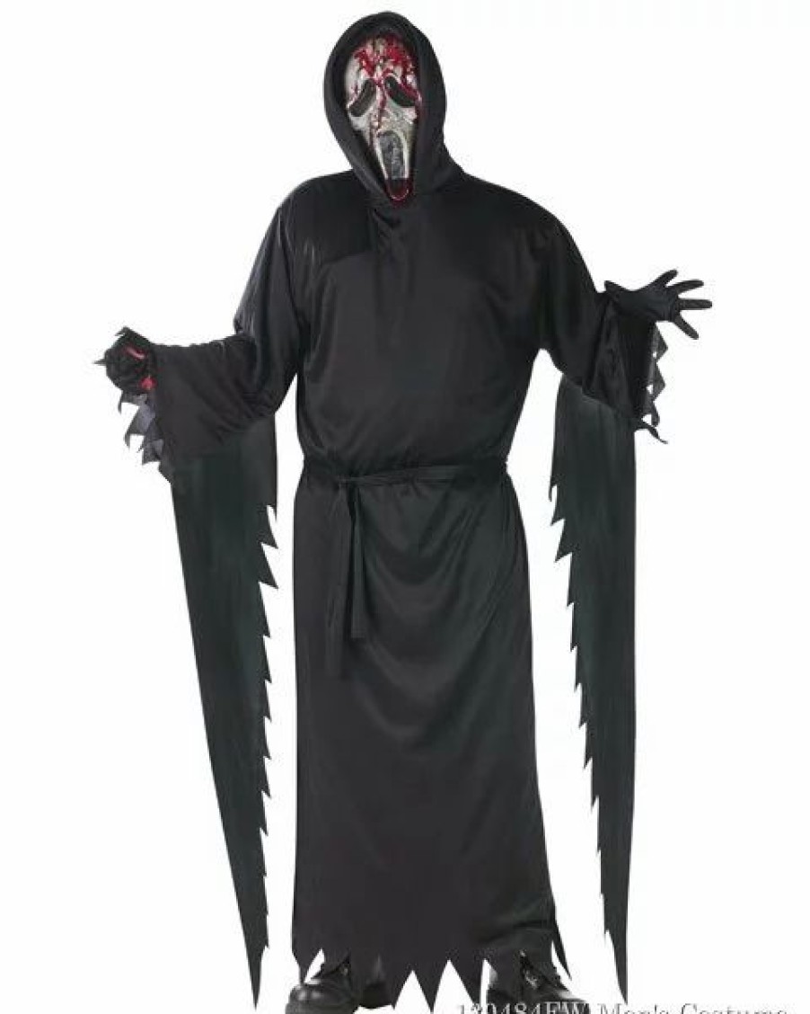 Mens Costumes * | Bleeding Zombie Ghost Face Mens Costume