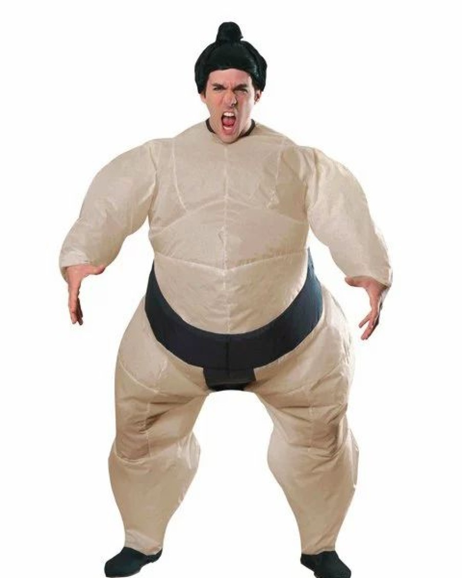 Mens Costumes * | Inflatable Sumo Costume For Adult