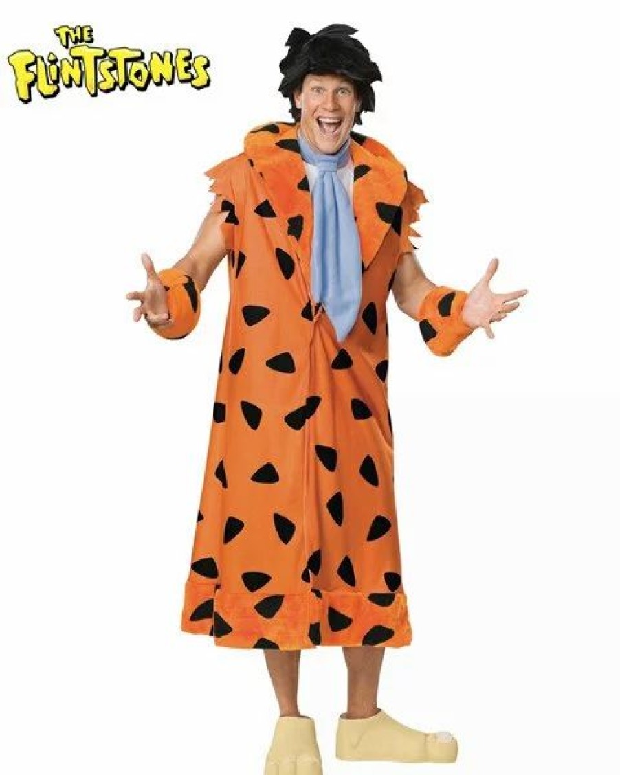 Mens Costumes * | Adult Fred Flintstone Costume